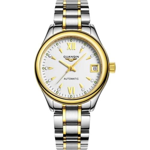 2020 Guanqin GQ80018-1A watch 4813 fashion trend new pure waterproof small dial womens mechanical watch