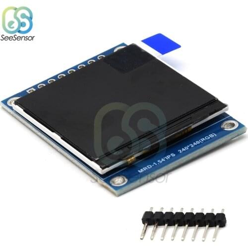 IPS 1.54 inch 3.3V 8PIN SPI HD Full Color TFT LCD Display Screen ST7789 Drive IC 240*240