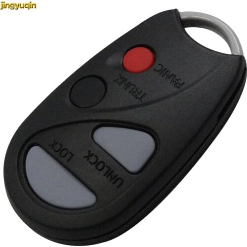 Jingyuqin Modified Flip Remote Car Key Shell for Nissan Sunny A33 Cefiro Teana Versa Livina Sylphy Tiida March X-trail 4 Buttons