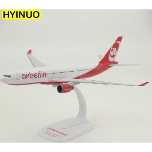 30CM 1:200 Airbus A330-200 model Air Berlin airline Air way with base alloy aircraft plane collectible display toys collection