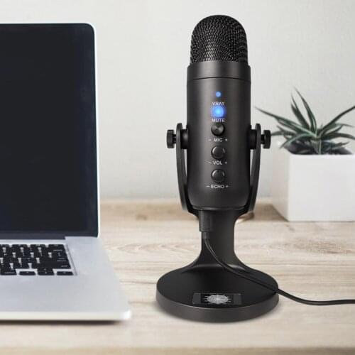 USB Condenser Microphone Use For computer live broadcast Mobile Phone voice Singing Gaming Podcasting Monitor home Music Stage