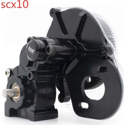 KYX Racing Metal Transmission Gearbox Upgrades Parts Accessories for 1/10 RC Crawler Car Axial SCX10 90028 90035