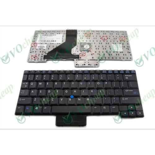 New Laptop keyboard for HP Compaq NC2400 NC2510 NC2500 with Point sticker Black US version - 412782-001