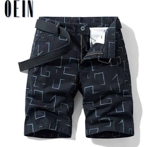 OEIN 2021 New Camouflage Loose Cargo Shorts Men Cool Summer US Size Military Camo Short Pants Homme Casual Street Wear Shorts