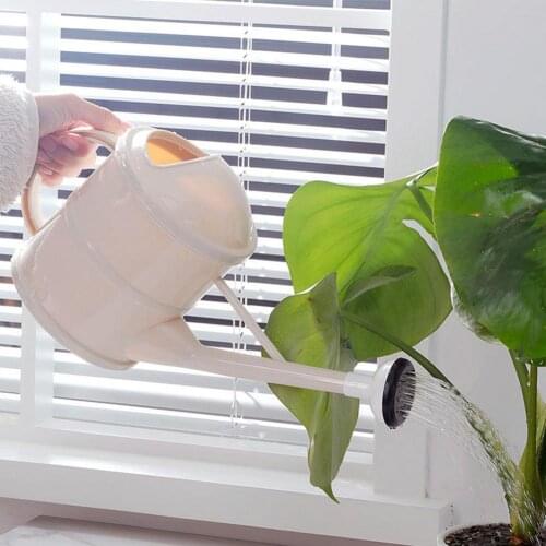 1.5L Long Mouth Watering Can Plastic Plant Sprinkler Potted Home Kettle Irrigation Practical Flowers Gardening Tools Spray Can