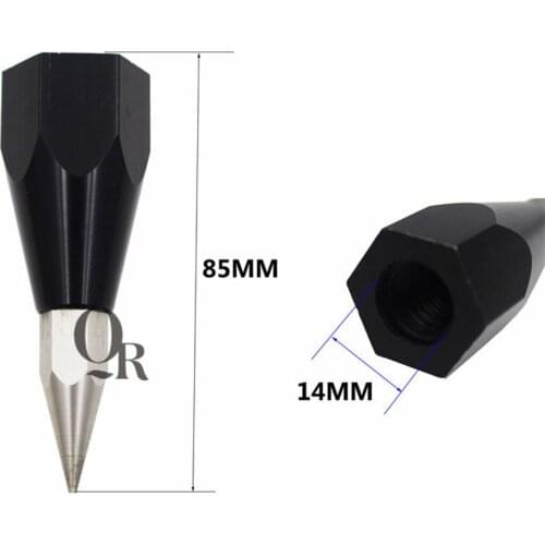 Prism Pole sharp Point With Replaceable Tip 5/8 Internal Thread Surveying Rod Prism Pole Point