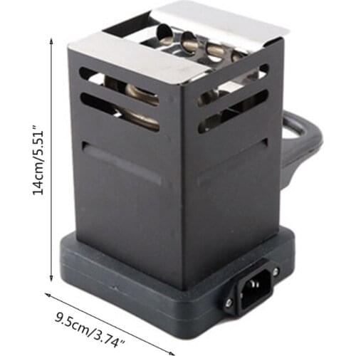 Portable Mini Square Charcoal Stove Electric Burner Hotplate Furnace Home Cook