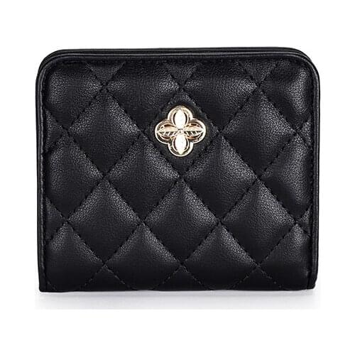 COMFORSKIN Luxurious 100% Sheepskin Women Coin Purse Multi-Card Slot Fashion Female Small Wallets Soft Style Folding Coin Purse