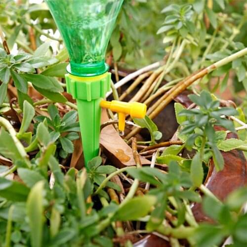 10Pcs Auto Drip Irrigation Watering System Watering Spike Garden Plants Flower Watering Kits Household Automatic Waterers