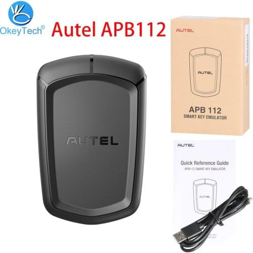 Autel APB112 Smart Key Simulator Works with Autel MaxiIM IM608/IM508 Support For Toyota 4D Chip For Lexus smart key all key lost