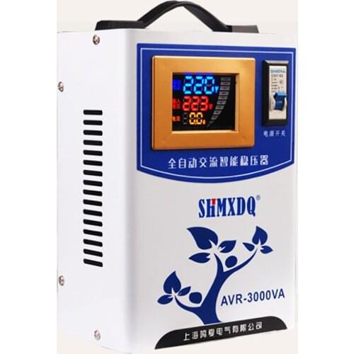 3KVa Voltage Stabilizer Input 90v-260v/Output 220v Voltage Regulator For Refrigerator Air Conditioner Power Supply AVR-3000VA