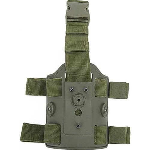 Military Combat Gun Drop Leg Holster Gun Case Tactical Right Left Hand Leg Holster for Beretta 92 M9 Glock 17 Colt 1911 Pistol