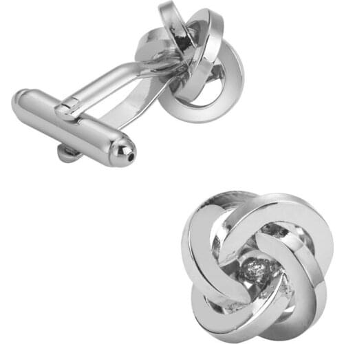 High quality fashion brand silvery a twist other mens shirts Cufflinks Wedding Accessories Cufflinks 3 pair pack sale