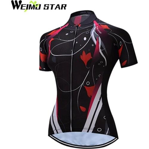 WEIMOSTAR Team Pro Cycling Jersey Women Ropa Ciclismo T-Shirt Sport Clothing Bike Short Sleeve Bicycle Jersey Top Size M-XXXL