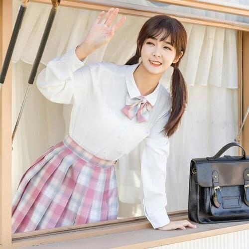 Real shot Xiaochun JK uniform genuine plaid skirt spot pleated skirt spring summer college student skirt