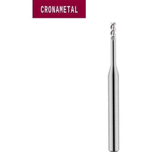 1pc Micro Flat End Mill 2 Flute Tungsten Steel Milling Cutter EndMills CNC Tool for Aluminum 0.2 0.3 0.4 0.5 0.6 0.7 0.8 0.9 1mm