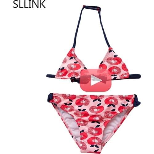 2021 Swimsuit Girls Tassel Tankini Suit 2-16y Two-pieces Fashion Swimsuit For Girls Summer Beach Wear Children Bathing Suit H1