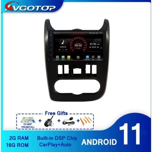 AVGOTOP Android 10 Car Radio Navigation Player for RENAULT DUSTER 2012 MP3 MP4 Wifi Vehicle GPS Multimedia