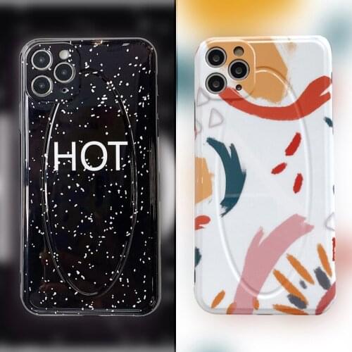 Soft Silicone Case For iPhone 7 8 plus Case Painting Hot Camera Full Protector Cover For iPhone SE 2020 XR X XS Max 11 PRO Case