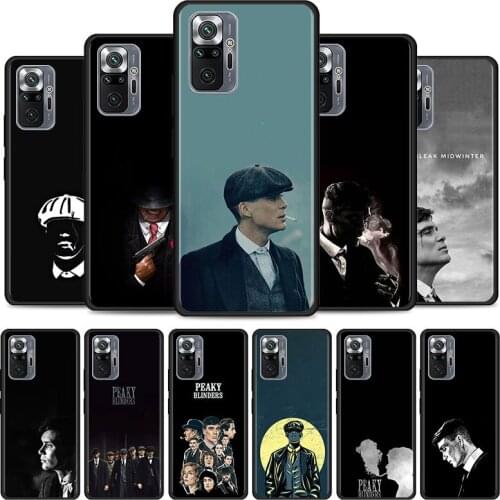 Peaky Blinders Phone Case For Xiaomi Redmi Note 9 9S 8 Pro 10 7 8 8T 10 9 9T 10 Pro Max 5G 8 2021 Cover Black Soft Coque