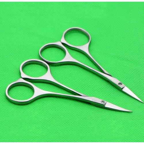 Double-eyelid gold handle eye scissors 9.5 cm fine small scissors wire removal scissors