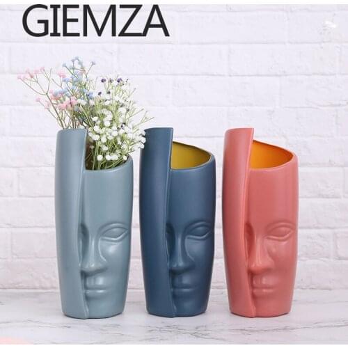 GIEMZA Plastic Flower Vases