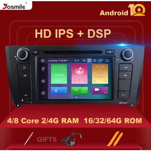IPS DSP 8 Core Android 10 Car DVD Player For BMW E87 BMW 1 Series E88 E82 E81 I20 Radio GPS Navigation Carplay Rear camera Wifi