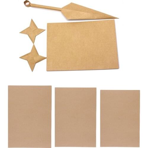 A4 70gsm/120gsm/400gsm Brown Kraft Card Blank Paper Craft Home Office Papers