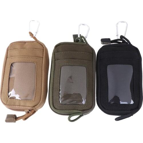 Multifunction Money Pouch Pack Tactical Wallet Card Bag Military Outdoor Wallet Waist Bag for Hunting Waterproof Card Key Holder