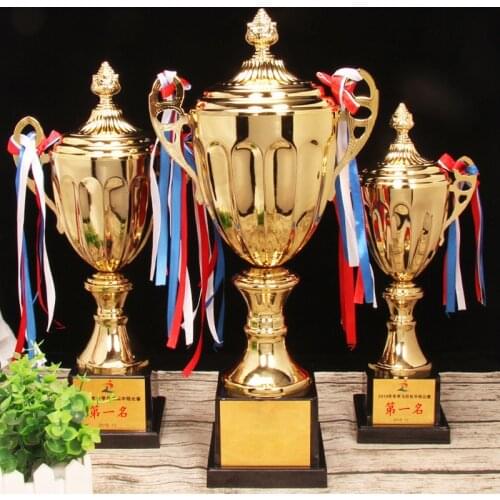 Customizable Trofeo Champions Trophy Contest Commercial Covered Metal Trophy Trophy Football Trophy Medal Souvenir Cup big