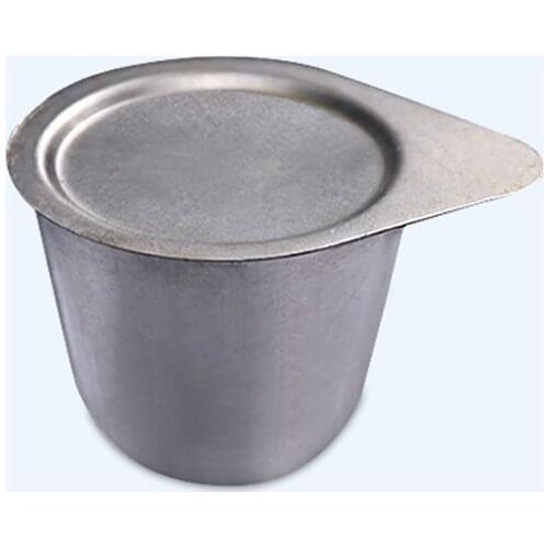 1pcs lab 30ml /50ml nickel crucible with cover for high temperature and alkali resistance Used for lab scientific research