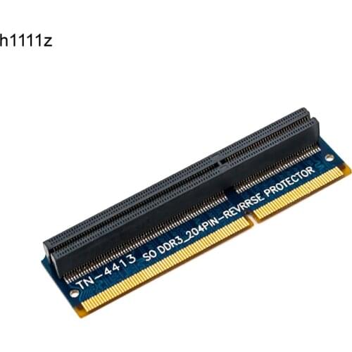 DDR3 SO DIMM Adapter Converter Card Raiser 204PIN DDR 3 Reverse Protector SO DIMM DDR3 Memory Ram Tester Post Card for Computer