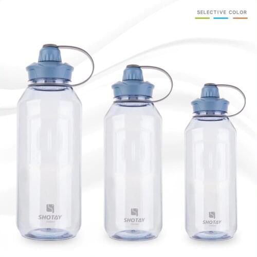 1000/1500/2000ml Large Volume Water Bottle Plastic Sport Bottles Fitness Yoga Hike Leakproof Travel Drinkware Kettle