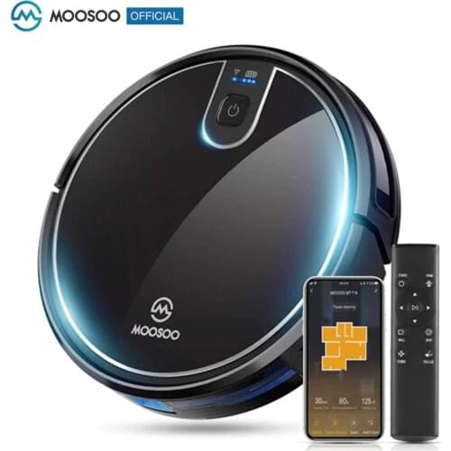MOOSOO MT710 Robot Vacuum Cleaner WIFI APP Control Smart Memory Auto Charging For Pet Hair/Hard Floor/Carpet Home Dust Collector