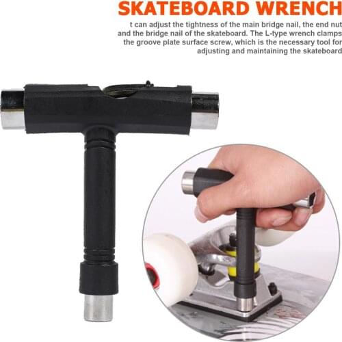 T-Type Skateboard Tool Socket Wrench Kick Scooter Spanner Hand Tools Mini Kick Scooter Socket Multi-functional Skate T-Tool