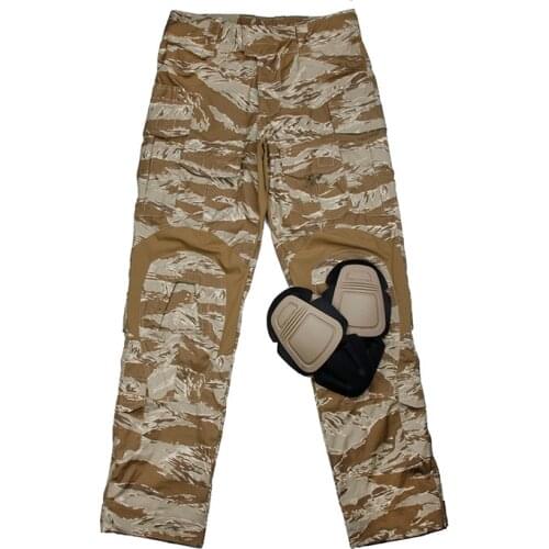 TMC Gen3 Tactical Pants With Knee Pad USA Size Airsoft Military Pants Tiger Camo TMC2901(SKU051323)