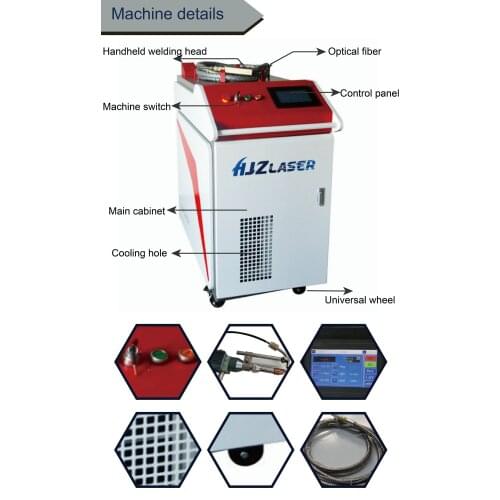 High Efficiency Fiber Laser Source 2000w Welding Machine Metal Aluminum Steel
