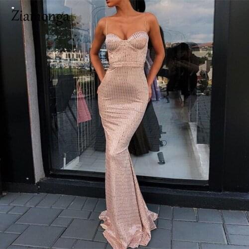 Ziamonga Women Long Dress Spring Summer Strapless Wedding Party Night Elegant Dresses Sexy Plus Size Vintage Maxi Dresses