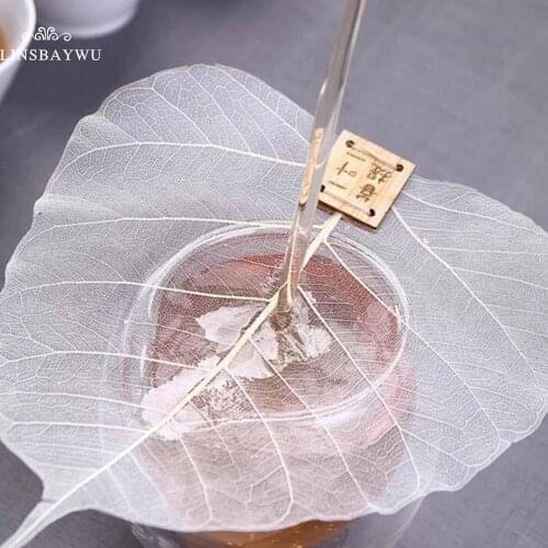 1PC Leaves Shape Tea Strainers Leaf Tea Filter Bodhi Leakage Kung Fu Infusers Access Hollow Out The Leaves Personality Filter