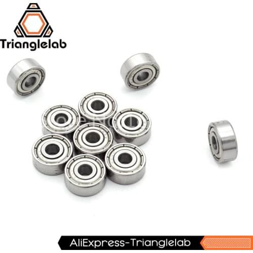 10pcs/pack 623ZZ bearing 623-ZZ 3x10x4 Miniature deep groove ball bearing Trianglelab 3d printer parts