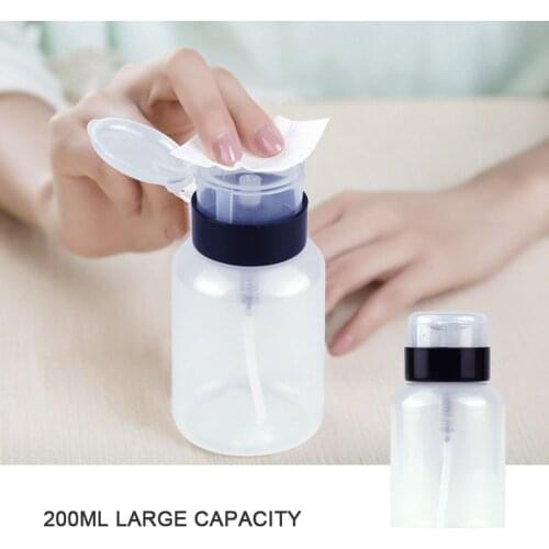 150/200ml Push Down Empty Pump Dispenser Clear Bottle Makeup Container Press The Bottle High Quality New Arrival Travel Bottles