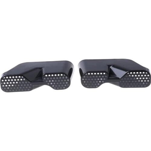 2 Pcs/1 Set Car Rear Seat Air Condition Vent Outlet Duct Cover For Mazda CX5 2013-2018 Brand New ABS BALCK 101x39mm/3.98x1.54"