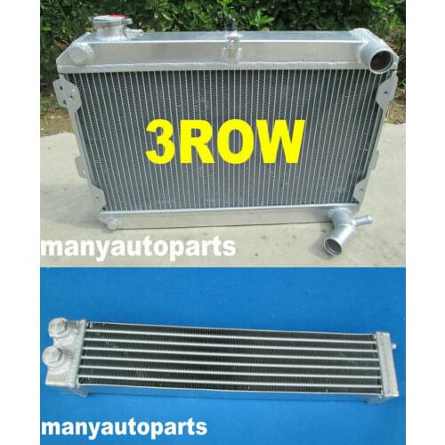 3 Rows Aluminum Radiator + Oilcooler for Mazda RX7 S1 S2 S3 SA / FB 1979-1985 80 81 82 83 84 85