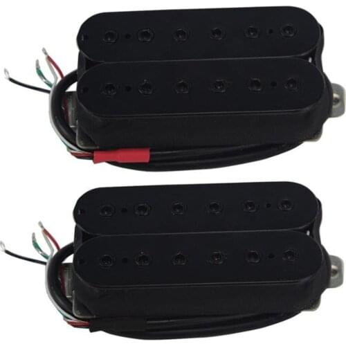 Alnico 5 Humbucker Pickup Electric Guitar Pickup Black Neck/Bridge Pickup Choose For Guitar Parts Accessories