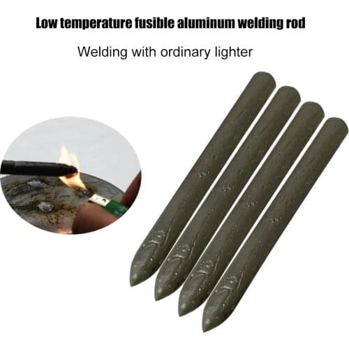 3pcs Powder Cored Aluminum Welding Rod Brazing Low Temperature Easy Melt Weld Bar Cored Wire Soldering Rod Weld Tool