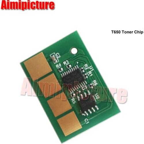 T650 T654 T656 T652 Toner Chip For lexmark 650 651 652 654 656 for Dell 5230 5350 for IBM 1832 toner cartridge chip 25K 2pcs/lot