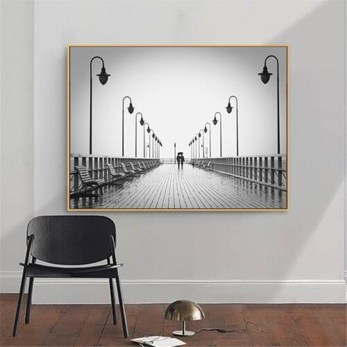 Road Landscape Art Painting Living Room Decoration Painting Hanging Painting Poster Canvas Print Wall Art Home Decoration