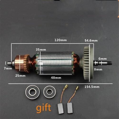 Angle grinder rotor is suitable for Bosch GWS8-100 grinder motor power tool accessories