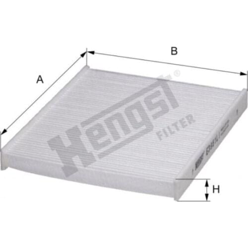 HENGST-Cabin Filter / Micro Filter (Contain carbon- 1 pieces)(for BMW:E70-E71)(OEM No:64319194098)