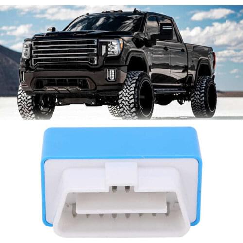 Car Repair Tool Economy Fuel Saver Tuning Chip Box Plug Low Emissions Blue Plastic Maintenance for Diesel Car automotive